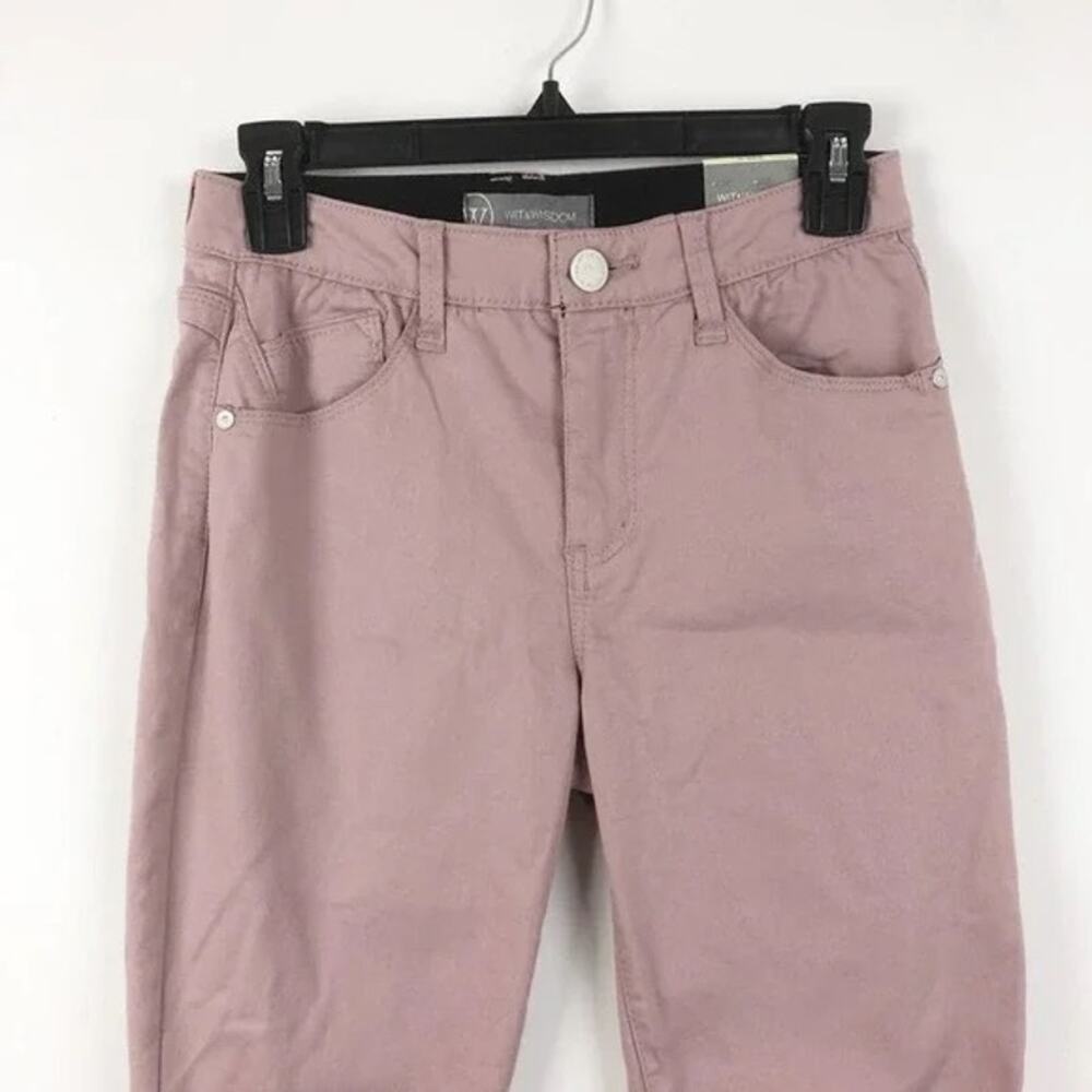 Wit & Wisdom Smokey Twilight AbSolution High Waist Ankle Skinny Pants Size 0 NWT - Picture 8 of 13